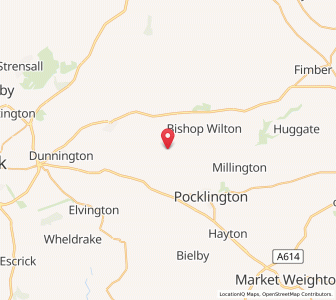 Map of Fangfoss, EnglandEngland