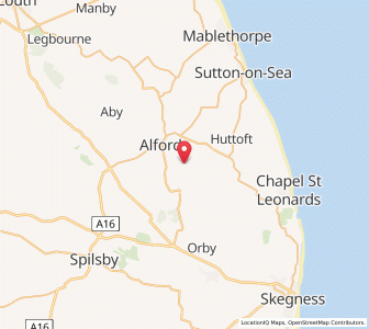 Map of Farlesthorpe, EnglandEngland