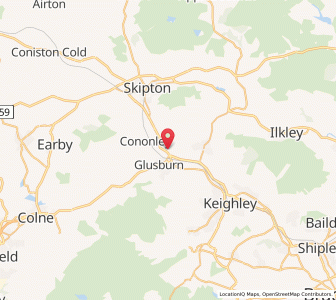 Map of Farnhill, EnglandEngland