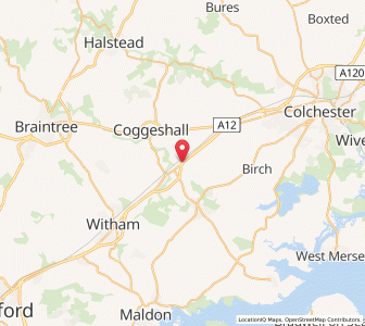 Map of Feering, EnglandEngland