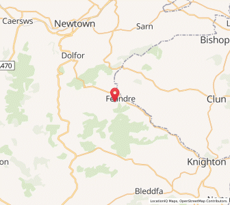 Map of Felindre, WalesWales