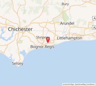 Map of Felpham, EnglandEngland