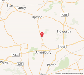 Map of Figheldean, EnglandEngland