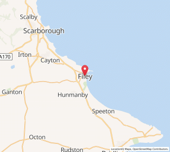 Map of Filey, EnglandEngland