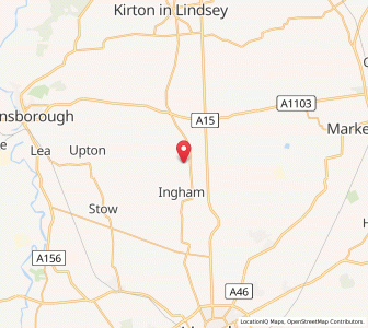 Map of Fillingham, EnglandEngland