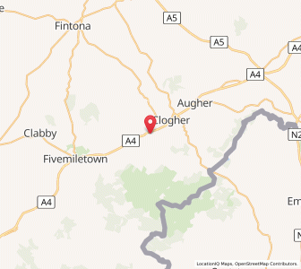 Map of Findermore, Northern IrelandNorthern Ireland