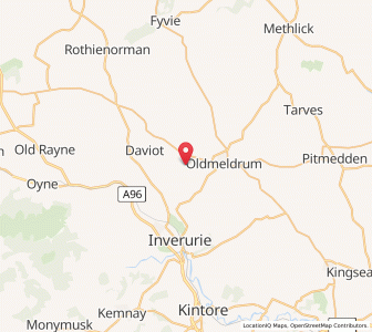 Map of Fingask, ScotlandScotland