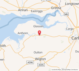 Map of Fingland, EnglandEngland