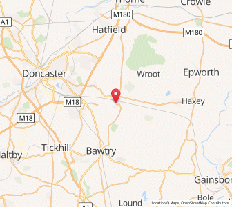 Map of Finningley, EnglandEngland