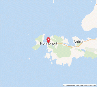 Map of Fionnphort, ScotlandScotland