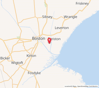 Map of Fishtoft, EnglandEngland