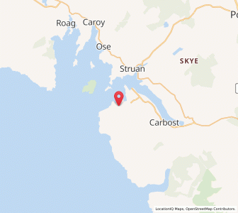 Map of Fiskavaig, ScotlandScotland