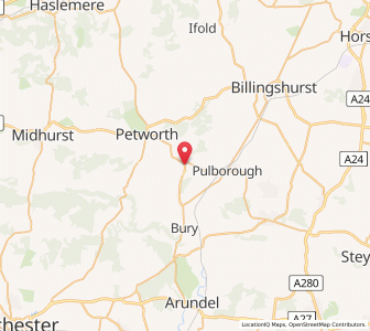 Map of Fittleworth, EnglandEngland