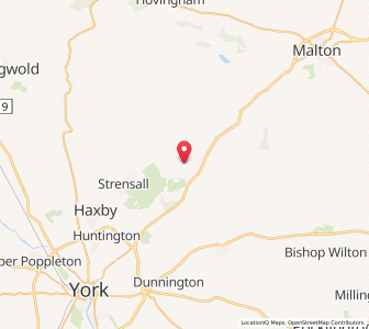 Map of Flaxton, EnglandEngland