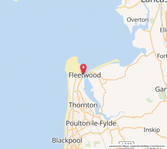 Map of Fleetwood, EnglandEngland