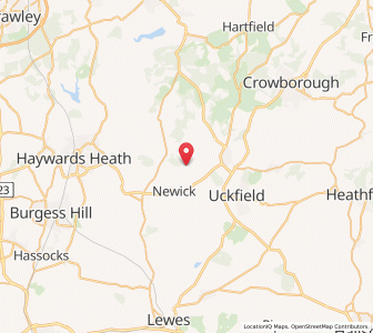 Map of Fletching, EnglandEngland