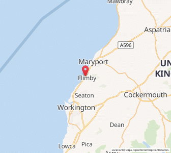 Map of Flimby, EnglandEngland