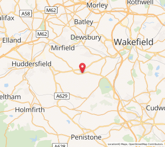 Map of Flockton, EnglandEngland