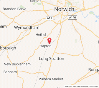 Map of Flordon, EnglandEngland