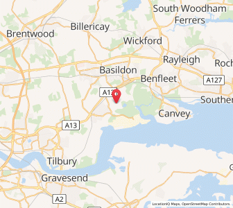 Map of Fobbing, EnglandEngland