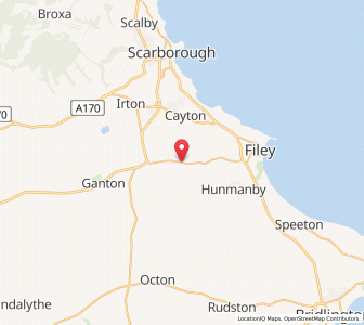 Map of Folkton, EnglandEngland