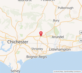 Map of Fontwell, EnglandEngland