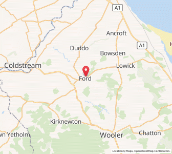 Map of Ford, EnglandEngland