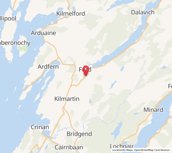 Map of Ford, ScotlandScotland