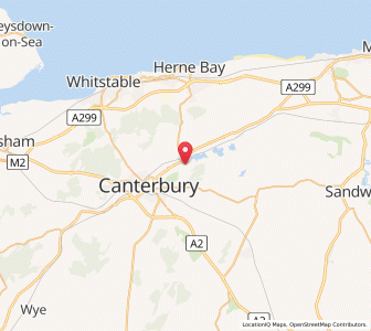 Map of Fordwich, EnglandEngland