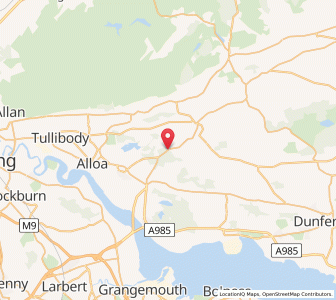 Map of Forest Mill, ScotlandScotland