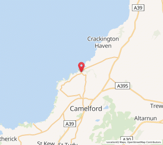 Map of Forrabury, EnglandEngland