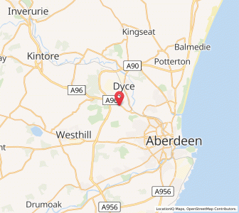 Map of Forrit Brae, ScotlandScotland