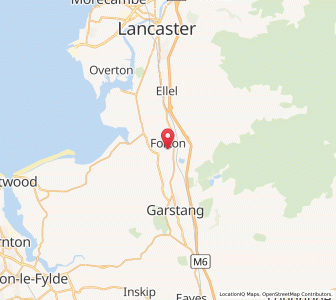 Map of Forton, EnglandEngland