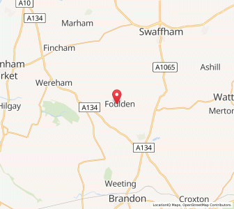 Map of Foulden, EnglandEngland