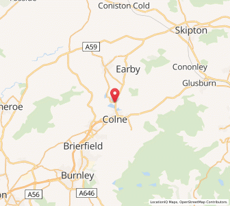 Map of Foulridge, EnglandEngland