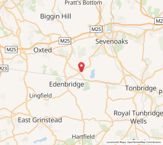 Map of Four Elms, EnglandEngland