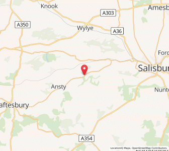 Map of Fovant, EnglandEngland