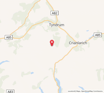 Map of Fowlis Wester, ScotlandScotland