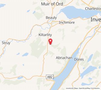 Map of Foxhole, ScotlandScotland