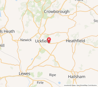 Map of Framfield, EnglandEngland