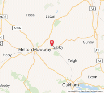 Map of Freeby, EnglandEngland