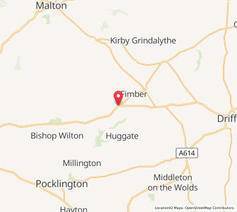 Map of Fridaythorpe, EnglandEngland
