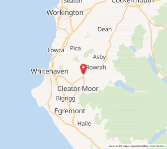 Map of Frizington, EnglandEngland