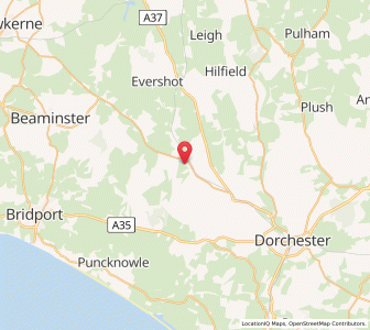 Map of Frome Vauchurch, EnglandEngland