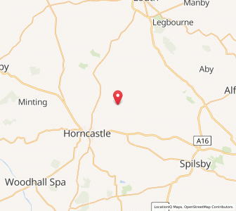 Map of Fulletby, EnglandEngland