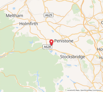 Map of Fullshaw Cross, EnglandEngland