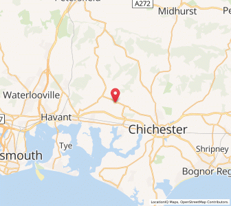 Map of Funtington, EnglandEngland