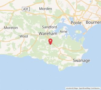 Map of Furzebrook, EnglandEngland