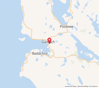 Map of Gairloch, ScotlandScotland