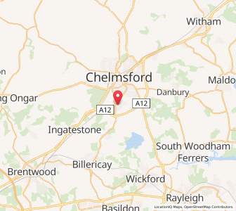 Map of Galleywood, EnglandEngland